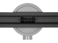 Rigola dus ''slim black'', 90 cm, Fala - 71639