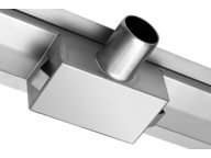 Rigola dus sticla neagra 90cm, wet&dry, Fala - 75389