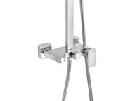 Coloana dus, otel inoxidabil, steely 4, Fala - 75665