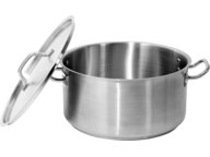 Oala joasa cu capac 36x18cm, 18.3l, Yato - YG-00044