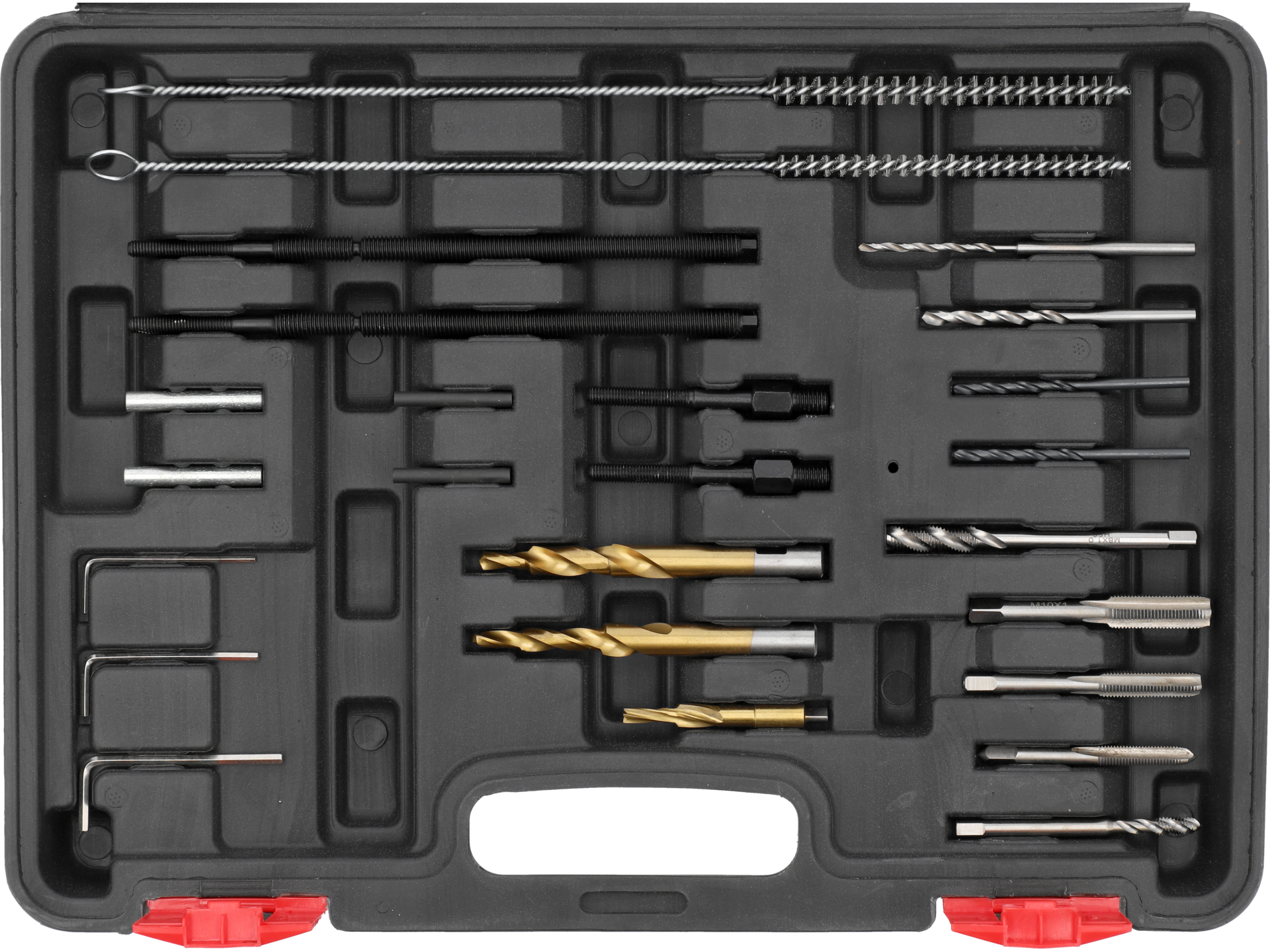 Set pentru demontat si reparat filete bujii, 40 piese, Yato - YT-05344