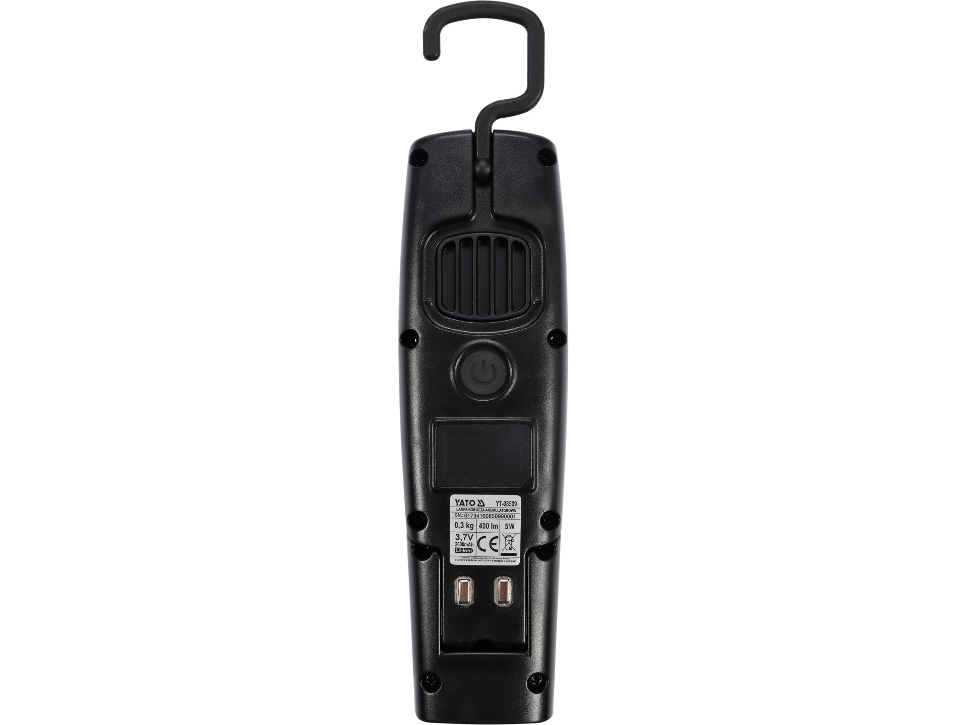 Lampa led cu acumulator, 5w, 400lm, li-ion, Yato - YT-08509