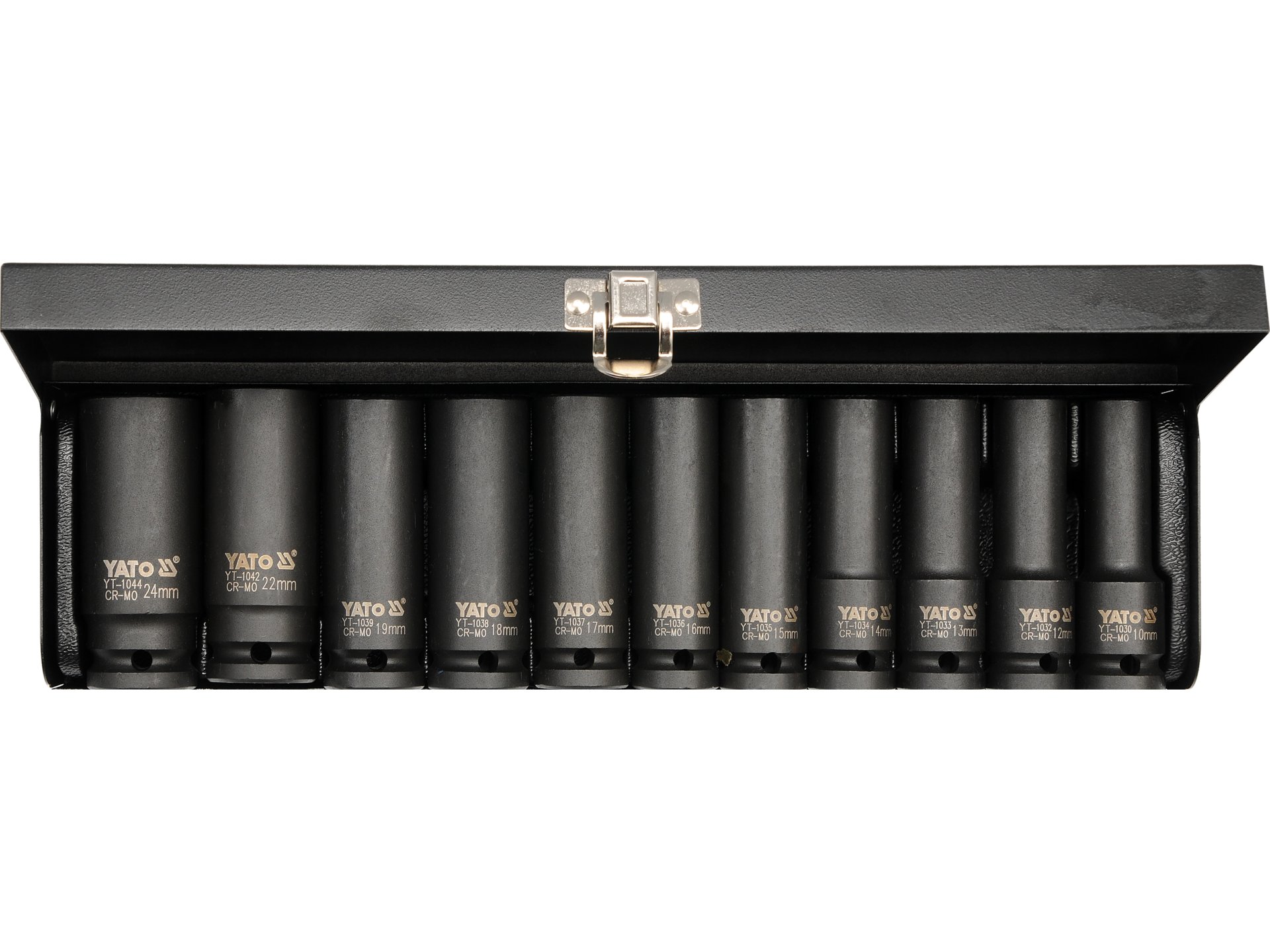 Set chei tubulare adanci de impact, 11 buc, Yato - YT-1054