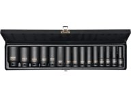 Set chei tubulare adanci de impact, 15 buc, Yato - YT-1055