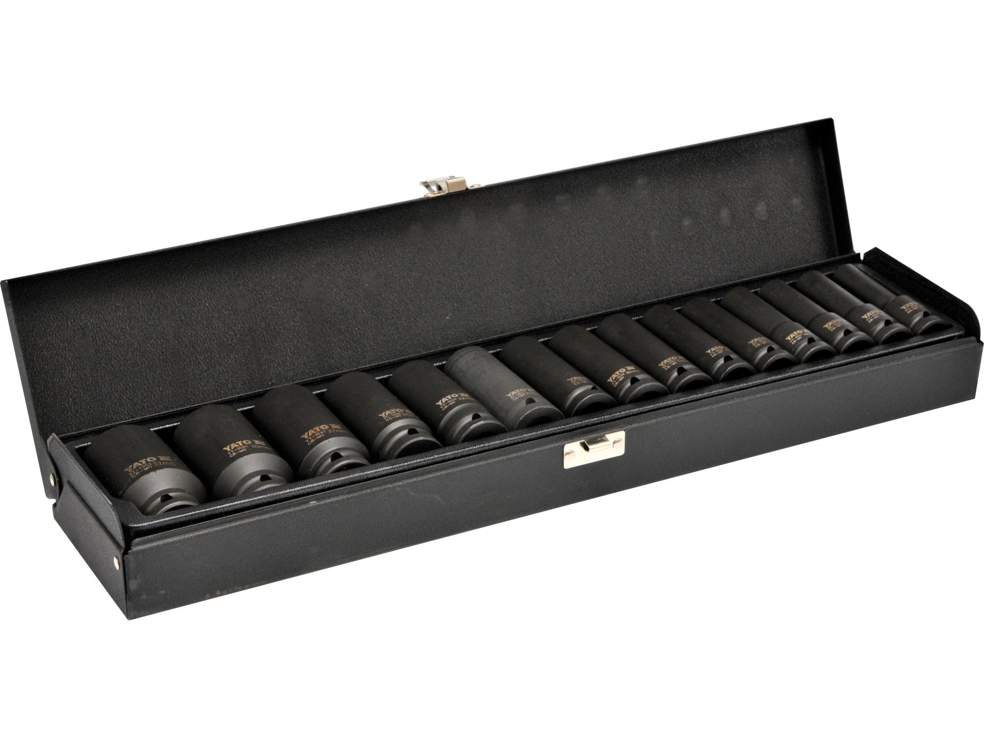Set chei tubulare adanci de impact, 15 buc, Yato - YT-1055