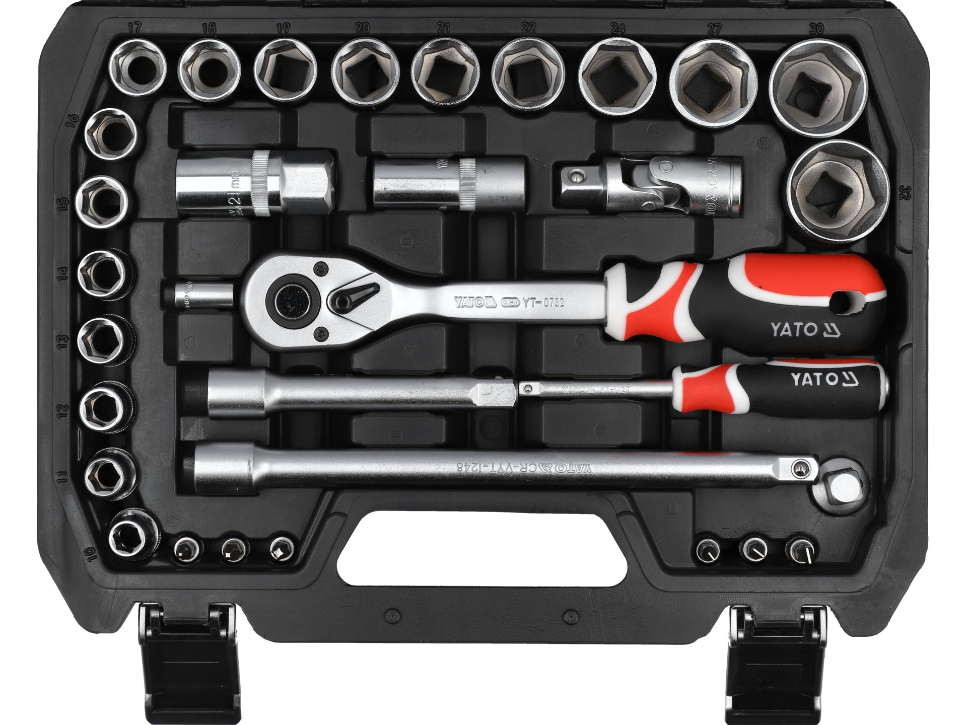 Trusa tubulare ½”, 60 piese, Yato - YT-12660