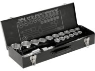 Set chei tubulare hexagonale 3/4'', 21 buc, Yato - YT-1335