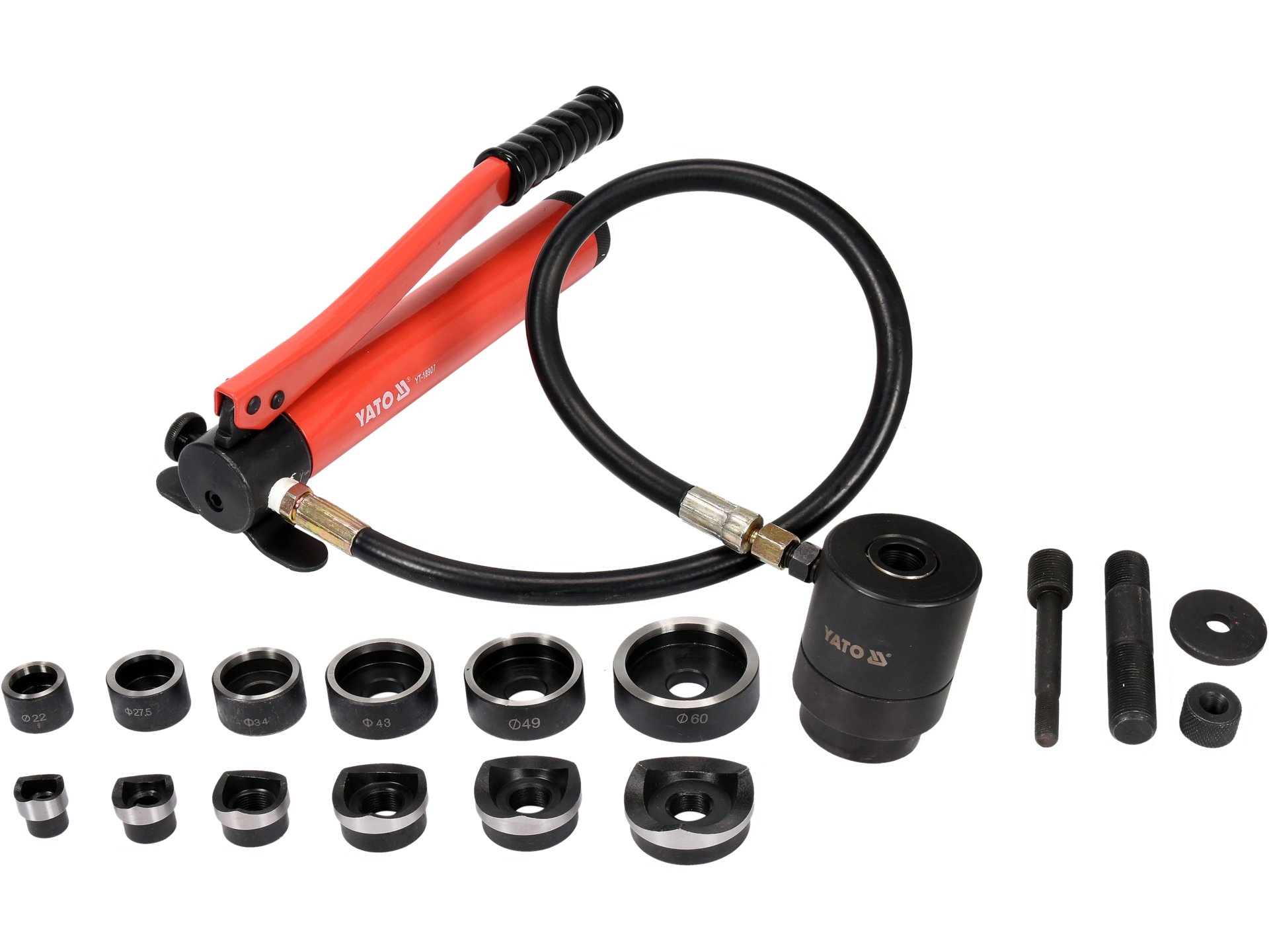 Presa hidraulica pentru gauri, 22-60mm, Yato - YT-18907