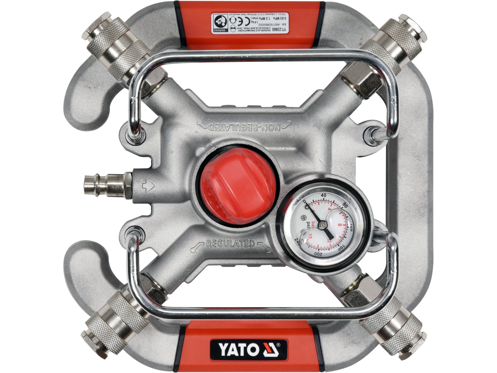 Distribuitor aer cu regulator presiune, Yato - YT-23860