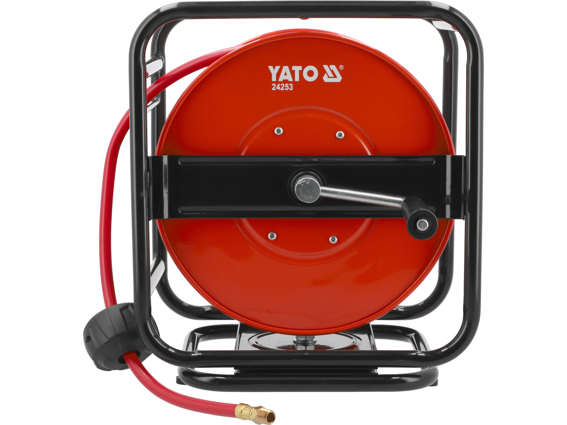 Furtun aer comprimat 30m, suport metalic, Yato - YT-24253