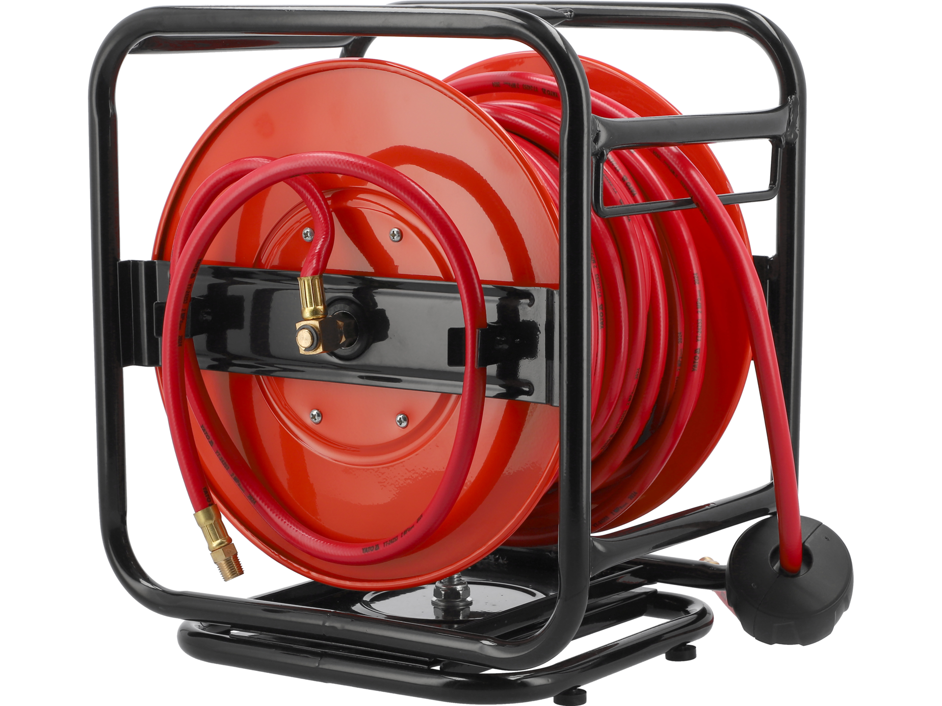 Furtun aer comprimat 30m, suport metalic, Yato - YT-24253