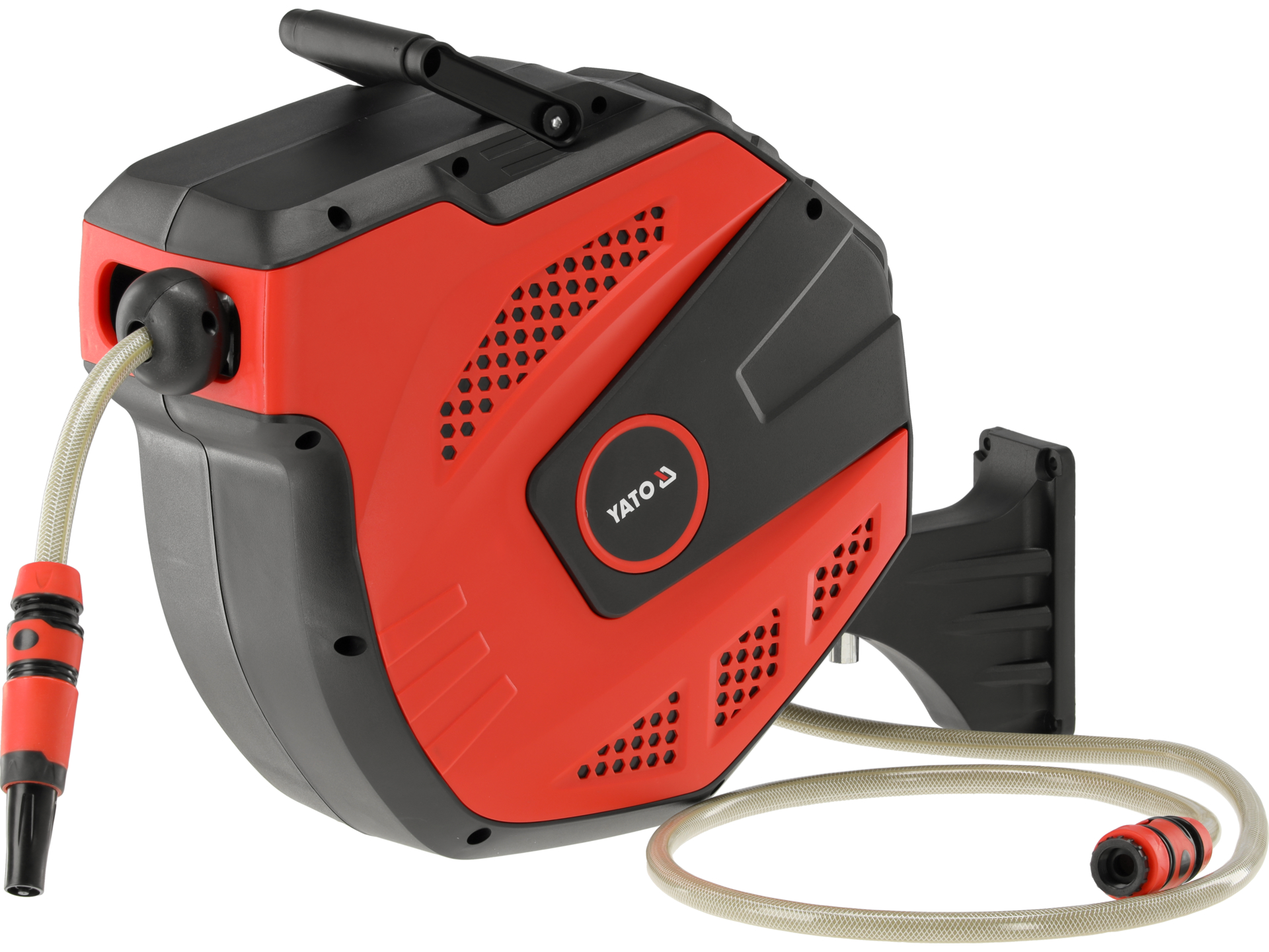 Furtun de apa pe tambur automat, 15m, Yato - YT-24258