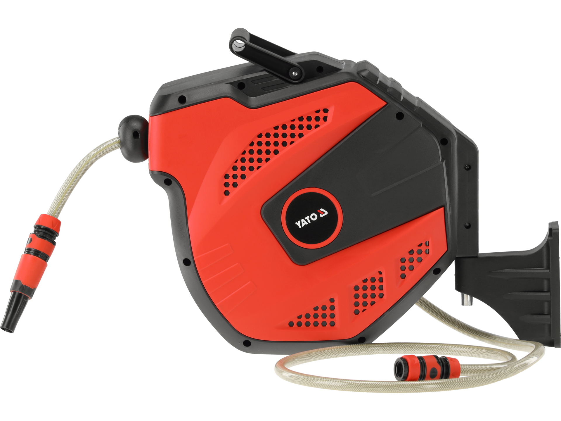 Furtun de apa pe tambur automat, 15m, Yato - YT-24258