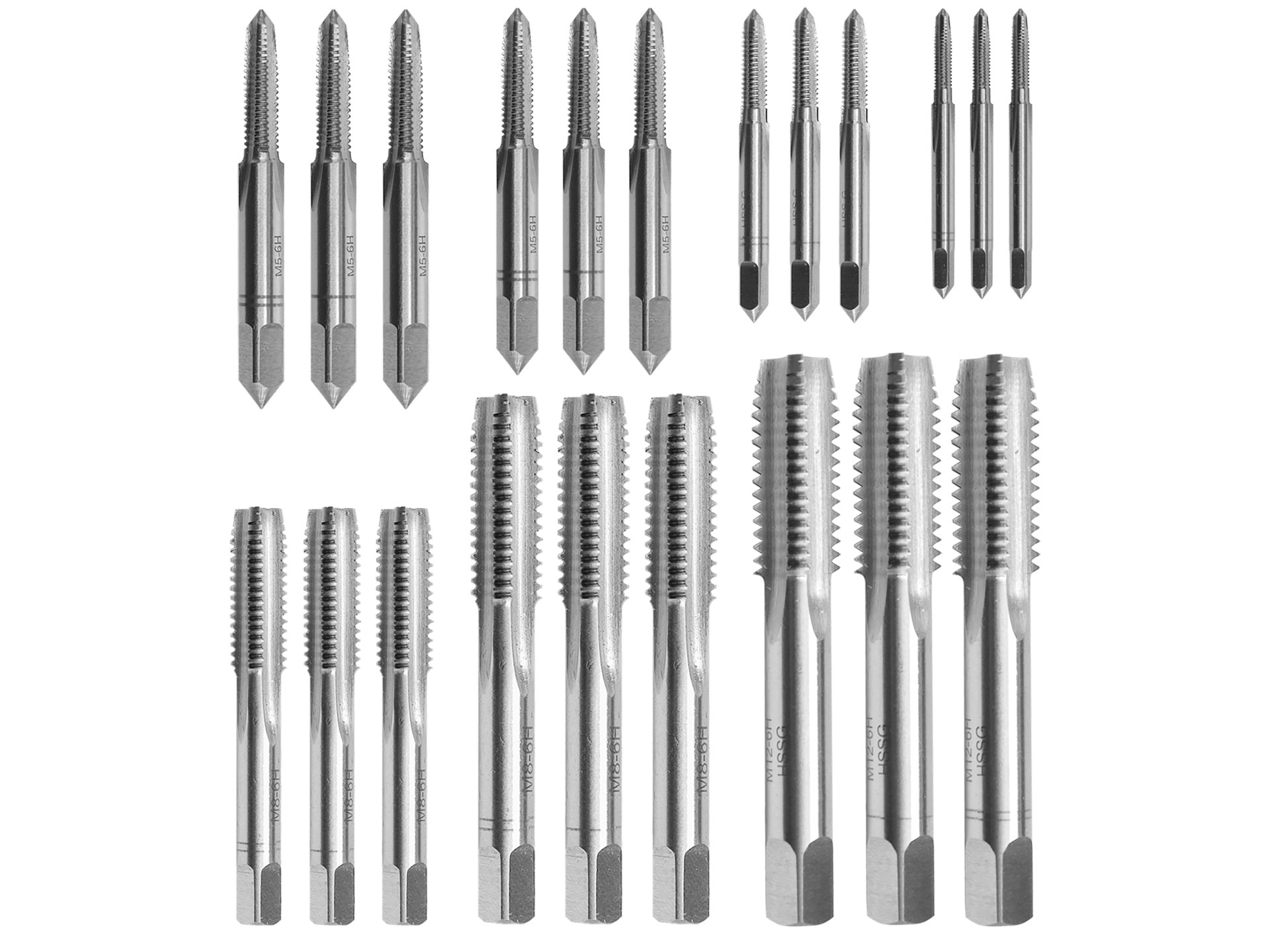 Set tarozi 21 buc m3-m12, Yato - YT-2976