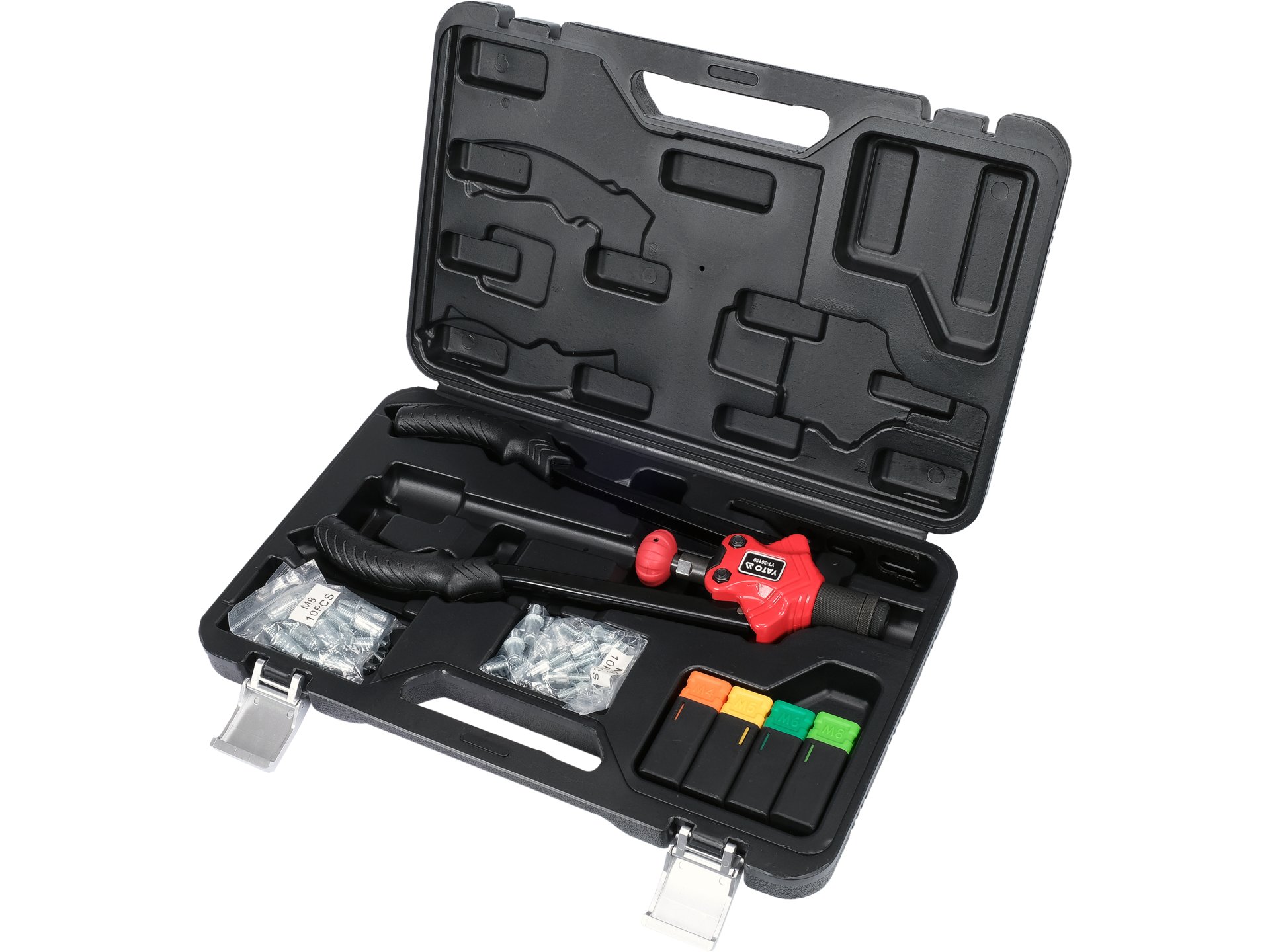 Set cleste suruburi nituibile m4-m8, 46 buc, Yato - YT-36150