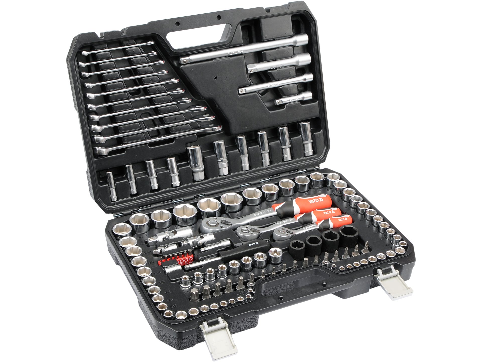 Trusa tubulare 120 piese, matric&sae, Yato - YT-38801