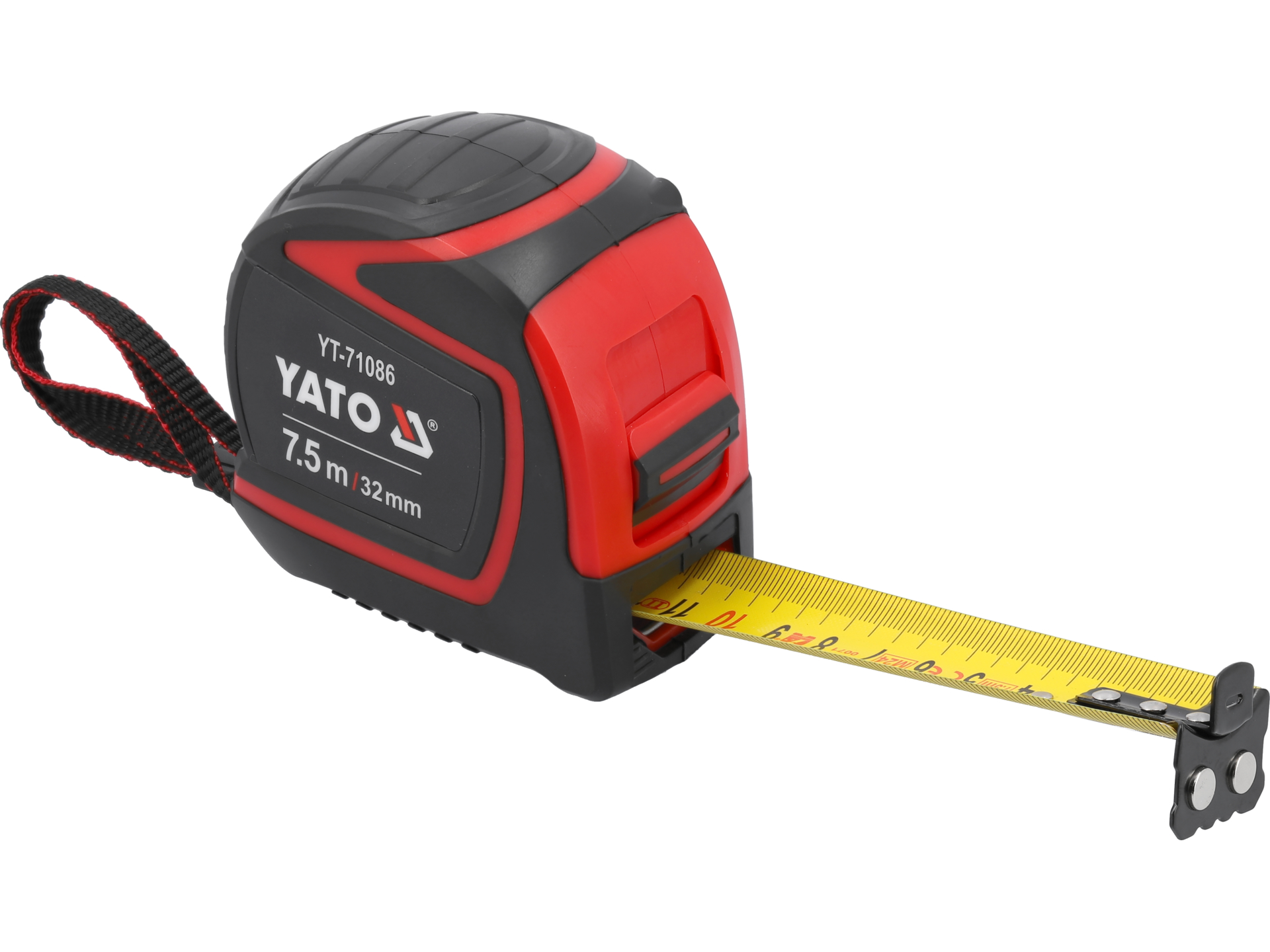 Ruleta 7.5m x 32mm, cu cap magnetic, Yato - YT-71086