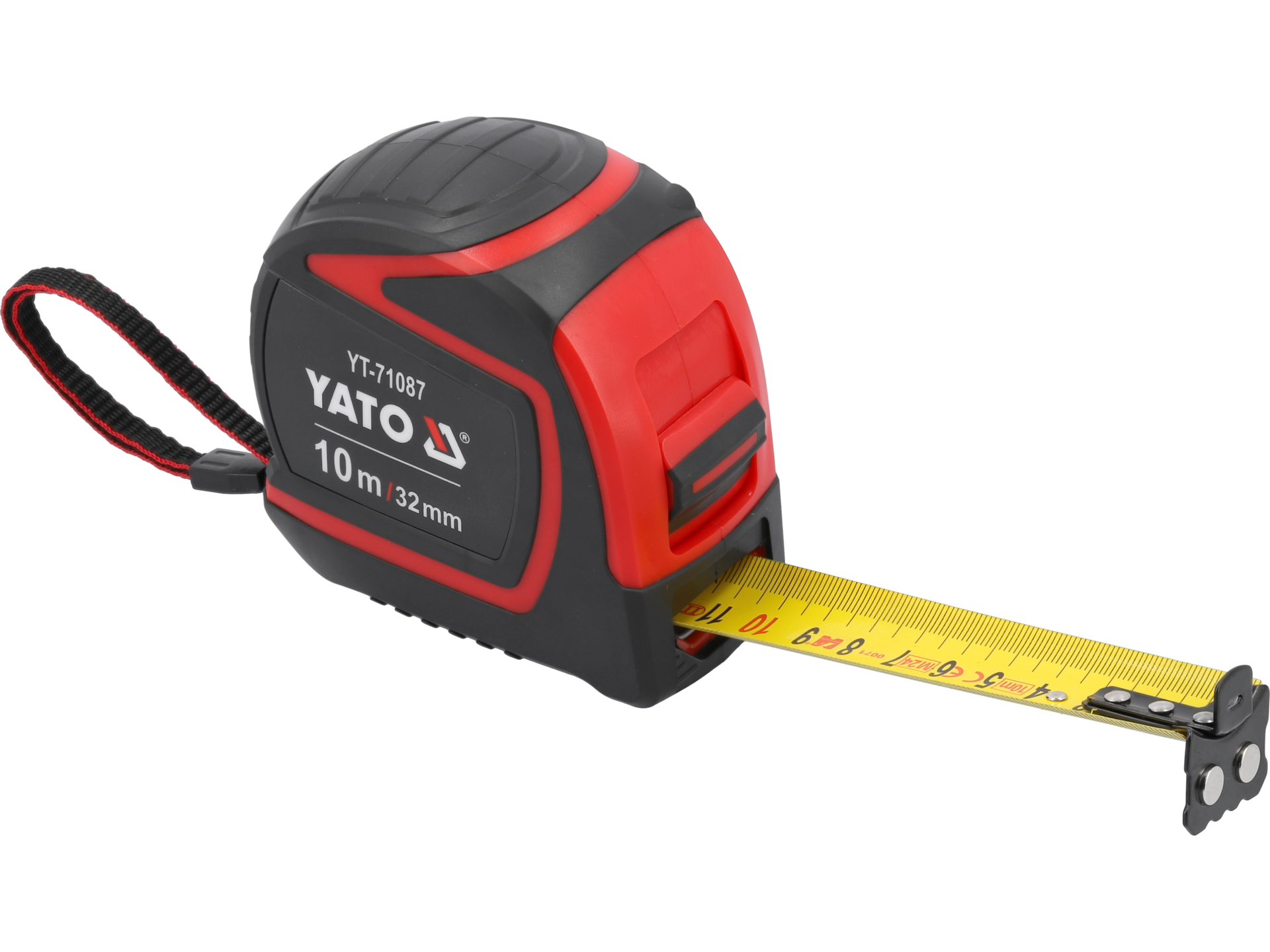 Ruleta 10m x 32mm, cu cap magnetic, Yato - YT-71087