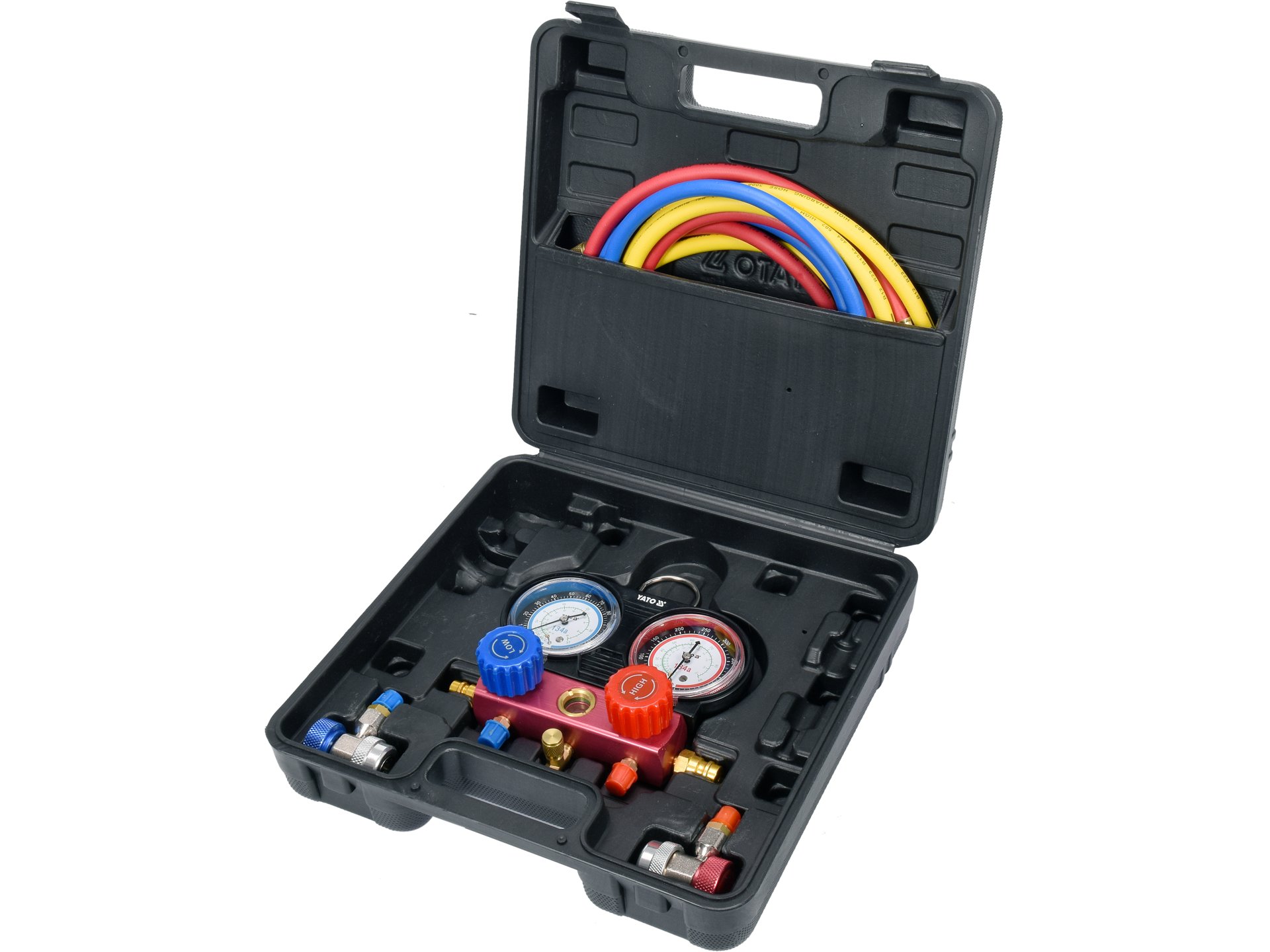 Set 6 piese pentru intretinerea sistemelor de aer condtionat, r-134a, Yato - YT-72990