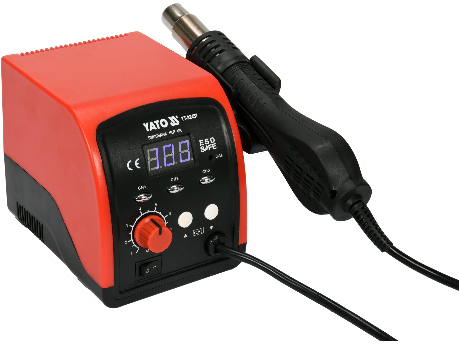 Statie de lipt cu pistol aer cald, 750w, Yato - YT-82457