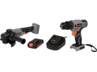 Set sthor 20v autofiletanta 26nm, polizor unghiular 125mm, incarcator si acumulator 2ah, Sthor - 78097