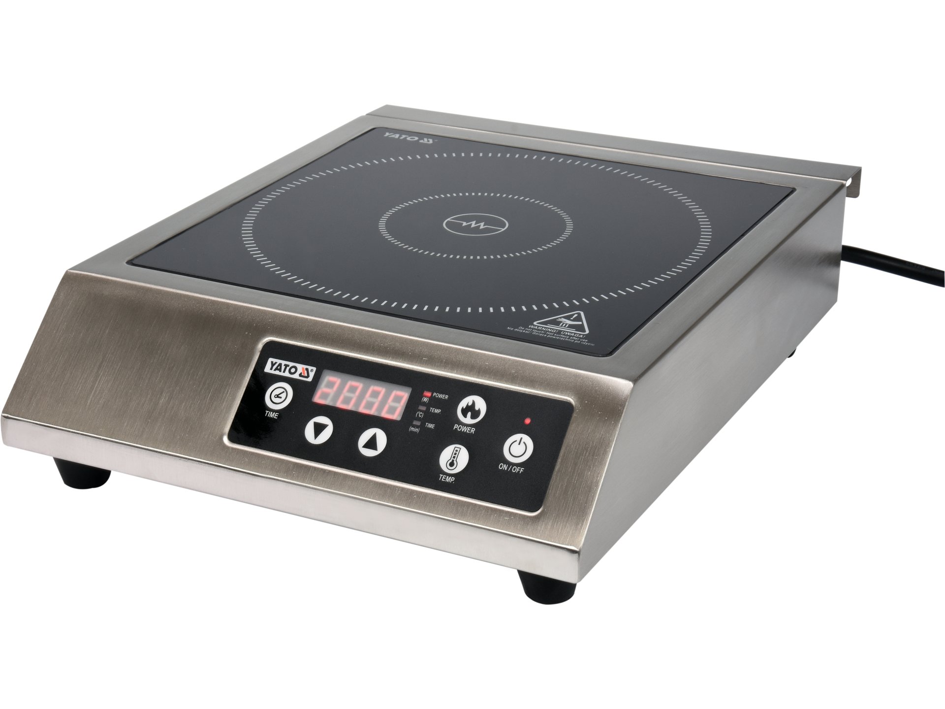 Plita cu inductie 3500w, reglare digitala, Yato - YG-04701