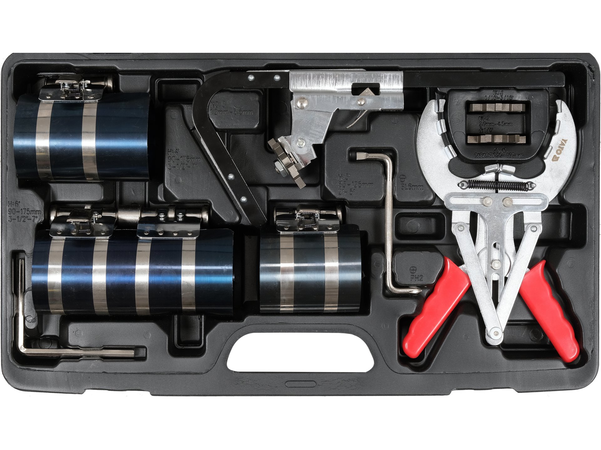 Set prese segmenti auto, 10 piese, Yato - YT-06373