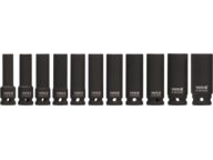 Set chei tubulare adanci de impact, 11 buc, Yato - YT-1054