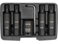 Set chei tubulare de impact, 6 buc, m12-m18, 3/4'', Yato - YT-1157