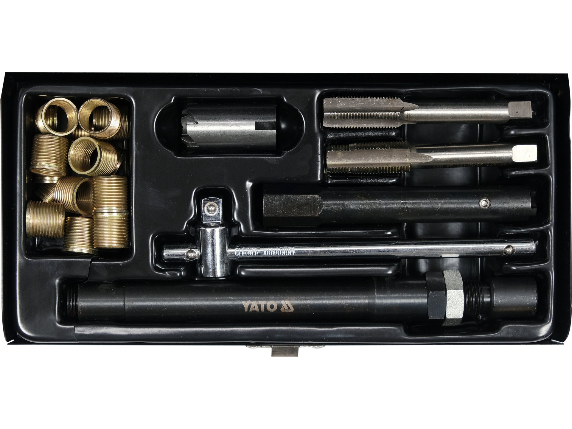 Set reparat filet bujii, 25 piese, Yato - YT-17581