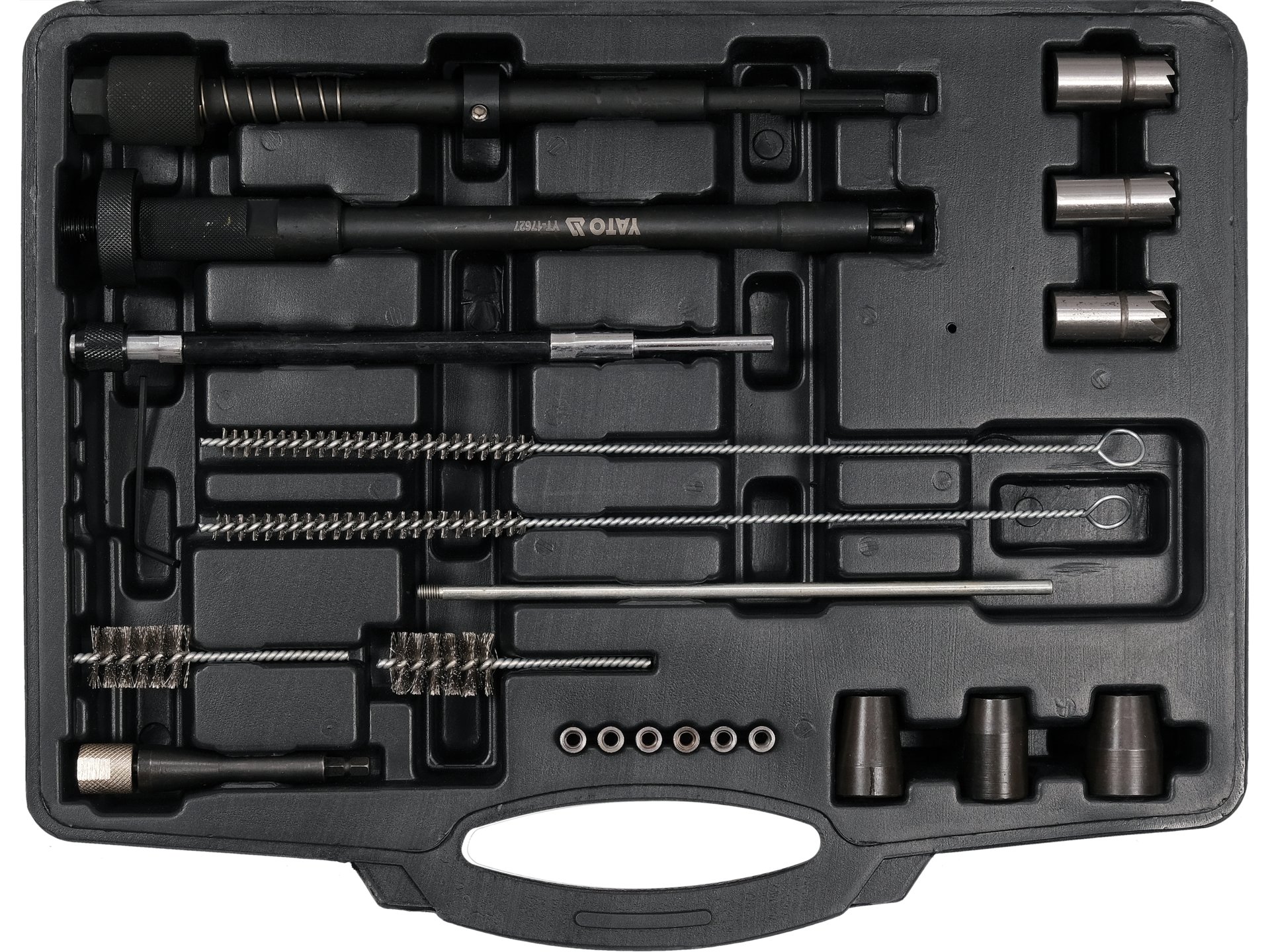 Set scule intretinere/frezare scaun injector, 21 piese, Yato - YT-17627