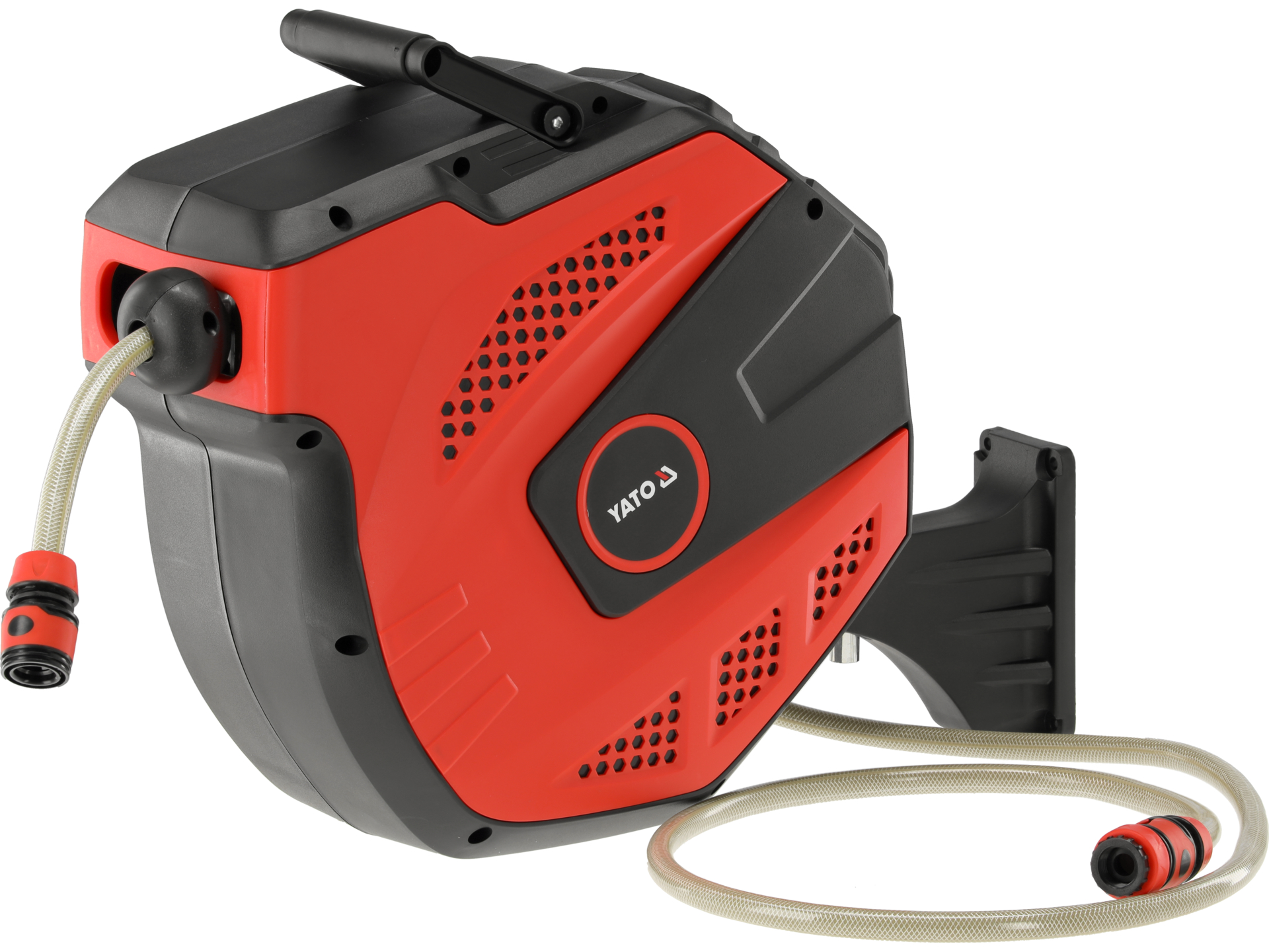 Furtun de apa pe tambur automat, 15m, Yato - YT-24258