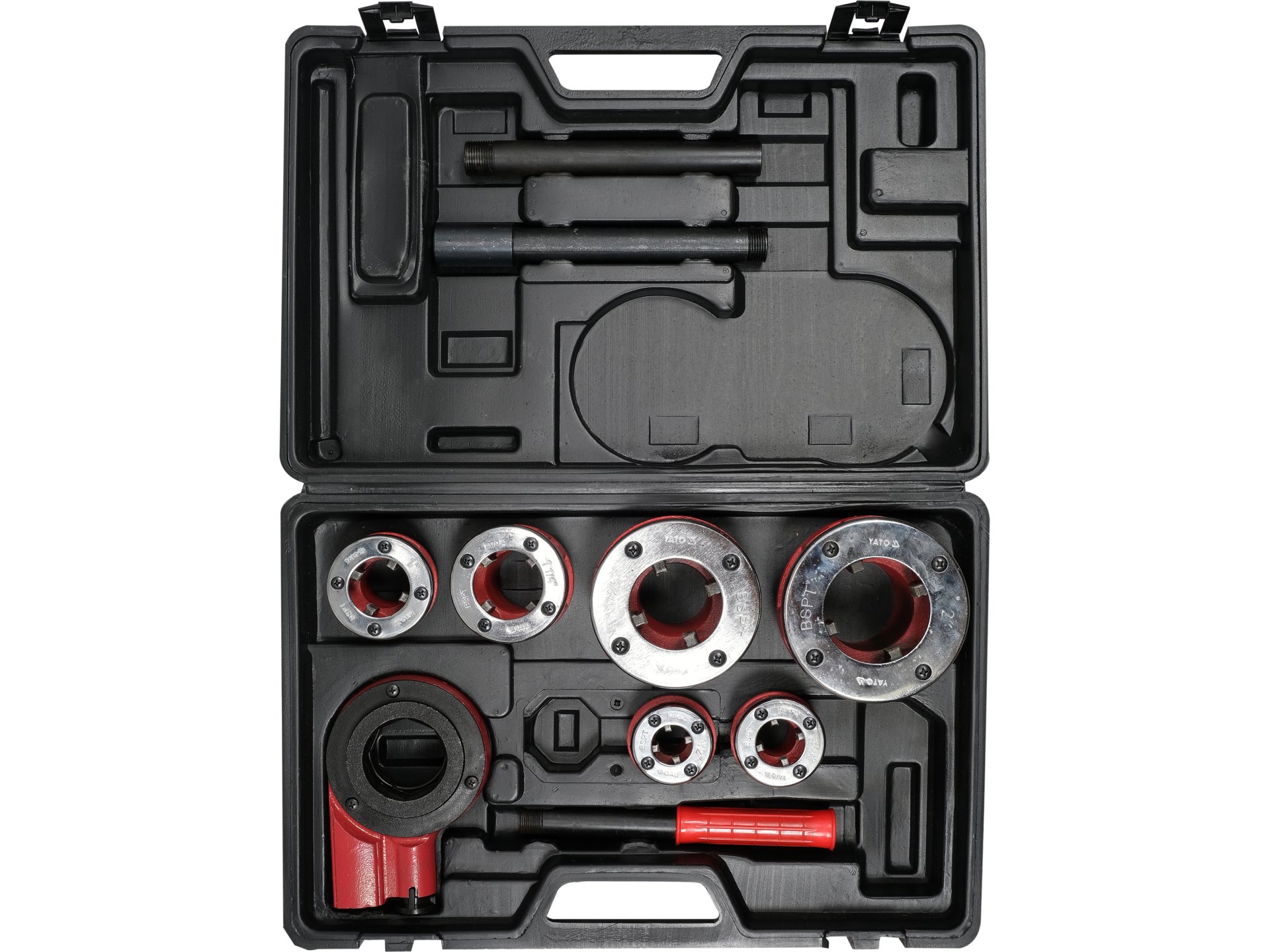 Set filiere cu clichet 6 buc 1/2''-2'', Yato - YT-29003