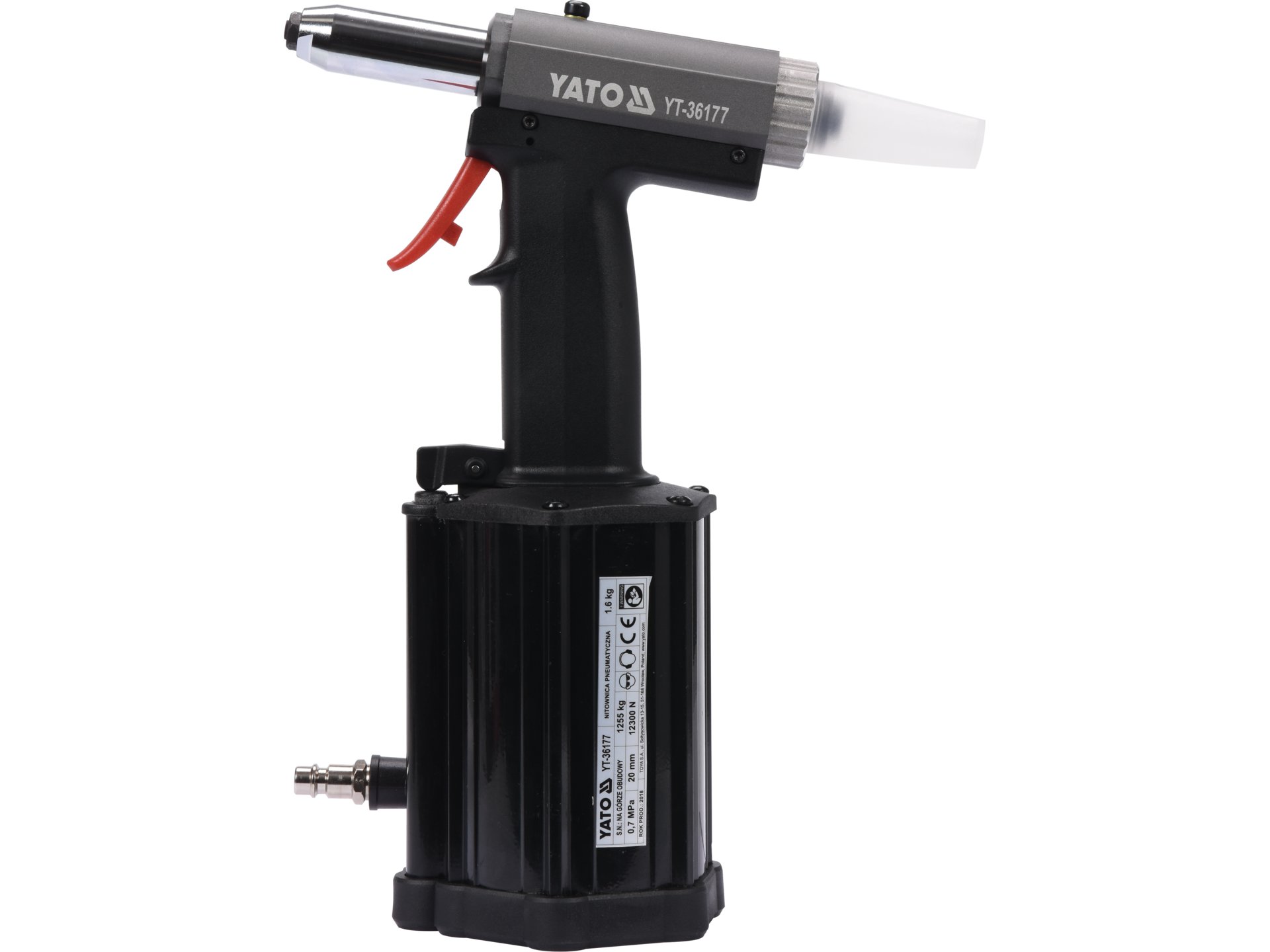 Presa pneumatica nituit 4.0 - 6.4mm, Yato - YT-36177